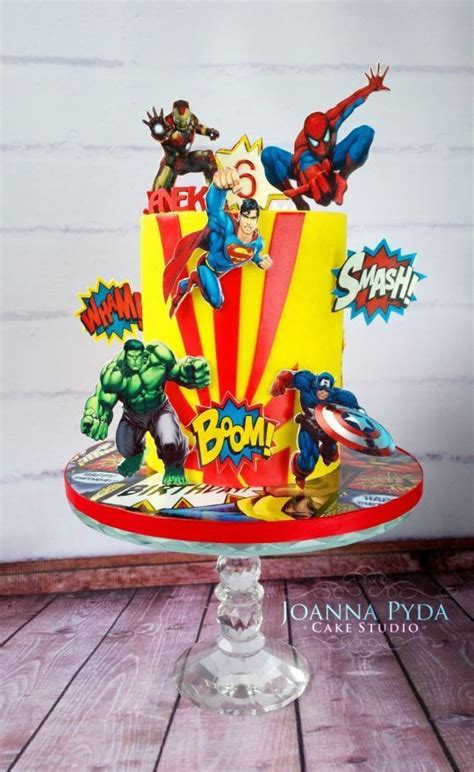 Lego minifigures are the ultimate fun and educational toy. 17 Super Cool Superhero Cakes - Smart Party Ideas