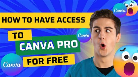 How To Have Access To Canva Pro For Free Premium Unlocked Youtube