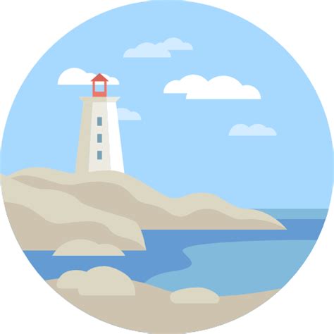 scenery, nature, Lighthouse, landscape icon