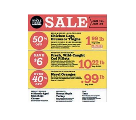 Featured prime member deals at whole foods market stores. Weekly Ads: Whole Foods Weekly Ad