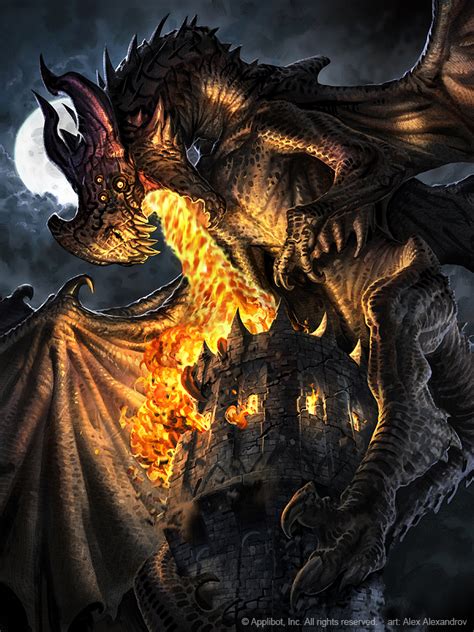 Evil Dragon Vritra Advanced By Alexalexandrov On Deviantart