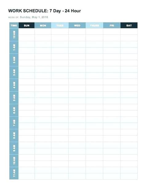 Project Schedule Word Template Templates Work Planner Excel Timetable