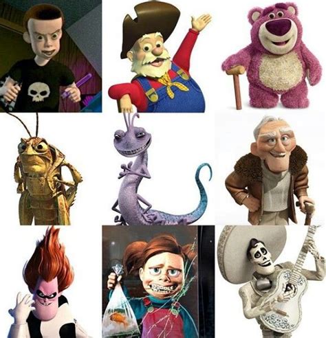 Disney Pixar Villains 2 All Disney Movies Disney Villains Disney Pixar
