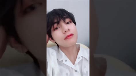 Bts Taehyung Twitter Update Clip On Lip Ringpiercing Youtube