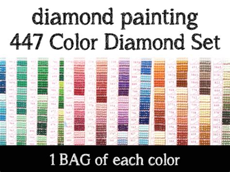 Diamont Paint Color Chart
