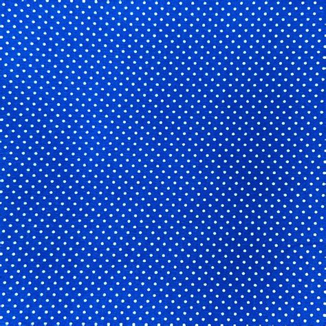 Tricoline Poá Pequeno P Azul 100 algodão Bem Tecidos