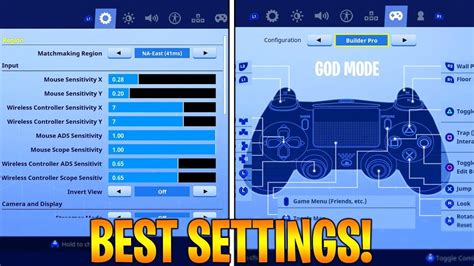 BEST CONSOLE SETTINGS in Fortnite! PRO PLAYER SETTINGS on CONTROLLER PS4/XBOX 1 - YouTube