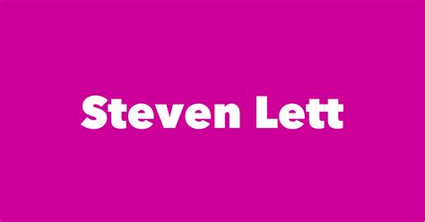 Steven Lett Spouse Children Birthday And More