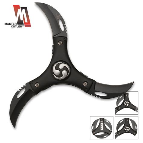 Another awesome knife capable of puncturing anything. Cyclone 3 Blade Pocket Knife Black - Free Shipping!