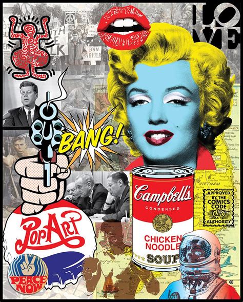 Pop Art Montage By Gary Grayson Pop Art Collage Montage Art Pop Art