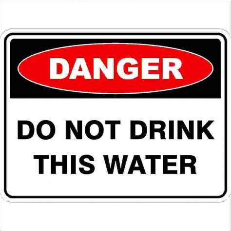 Do Not Drink This Water Buy Now Discount Safety Signs Australia