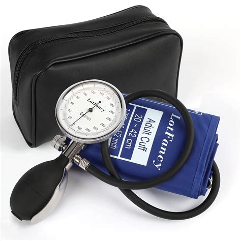 Manual Aneroid Sphygmomanometer Blood Pressure Monitor Gauge Test 8 16