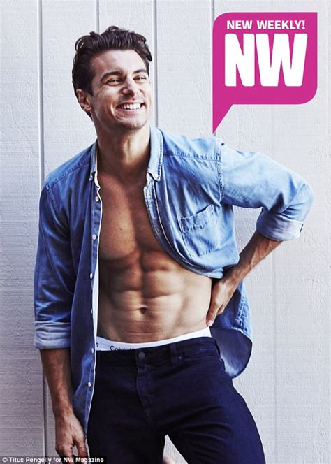 The Bachelors Matty J Johnson Strips For Nw Magazine Daily Mail Online