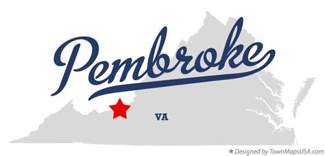Map Of Pembroke Va Virginia