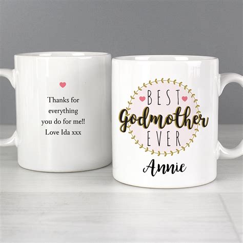 Personalised Best Godmother Mug In Mugs Godmother