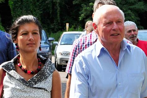 Es geht auch um wählermilieus. Sahra Wagenknecht + Oskar Lafontaine: Heimliche Hochzeit ...