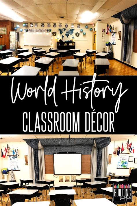 World History Classroom Decor High School World History World