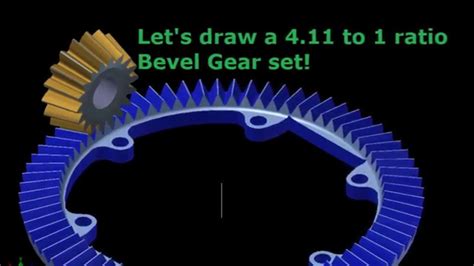 How To Bevel Ring Gear Procedure Using Autocad And Inventor Part 1 Of