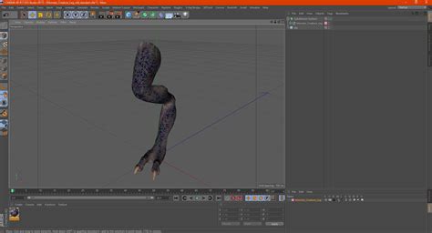 Monster Creature Leg 3d Model 39 3ds Blend C4d Fbx Max Ma Lxo