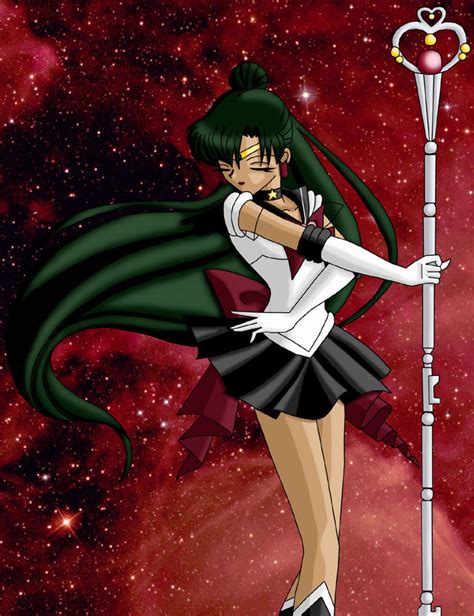 Super Sailor Pluto By Amayakouryuu On Deviantart