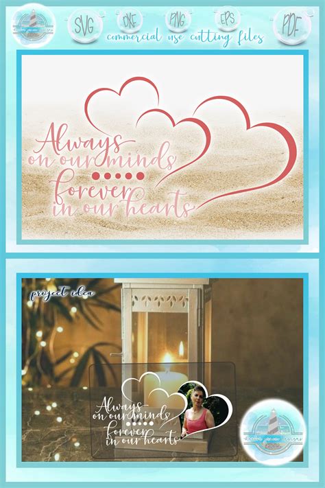 Discover and share forever in our hearts quotes. Always On Our Minds Forever In Our Hearts Quote SVG ...