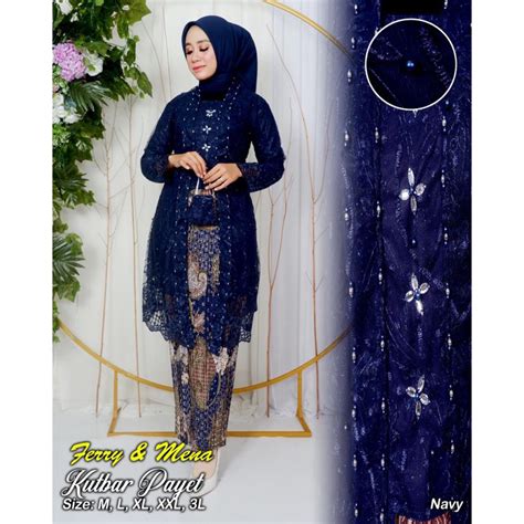 Jual Kebaya Jumbo Stelan Kebaya Kutu Baru Payet Kebaya Kutubaru