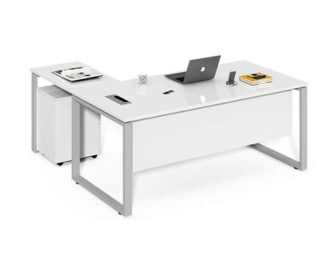 Wholesale Office Furniture Big Executive White Boss Desk Manager Table