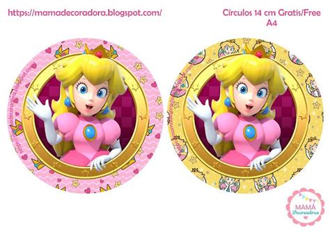 Kit Imprimible Princesa Peach Princesa Peach Fiesta Princesa Peach