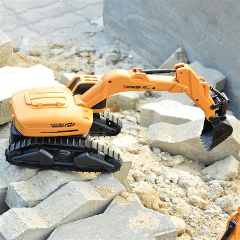 1/10 Scale 2.4ghz 10 Channels Rc Excavator Gesture Sensing Engineering