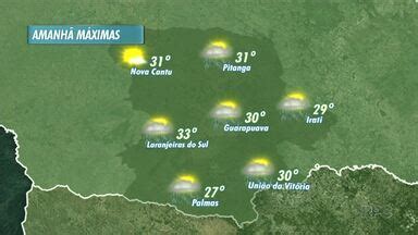 Assistir Boa Noite Paran Guarapuava A Previs O De Tempo Abafado