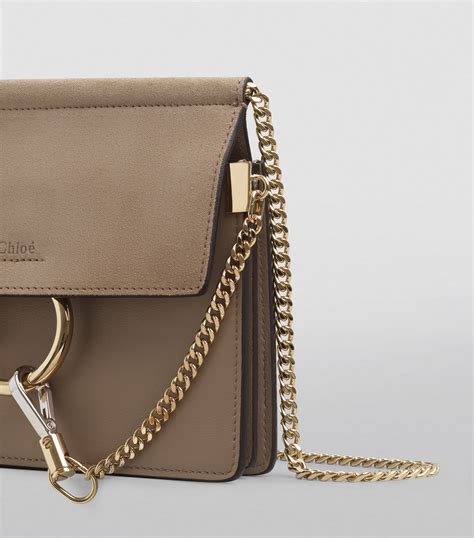 Chloé Mini Leather Faye Chain Bag Harrods Pt