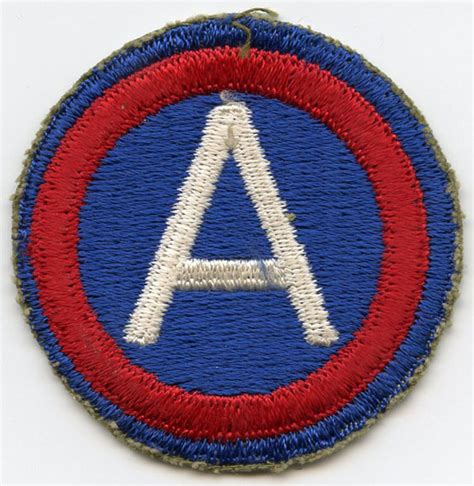 Wwii Us Army Shoulder Patches Army Military