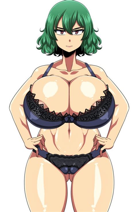 Rule 34 Amazon Taitaitaira Big Breasts Female Green Hair Huge