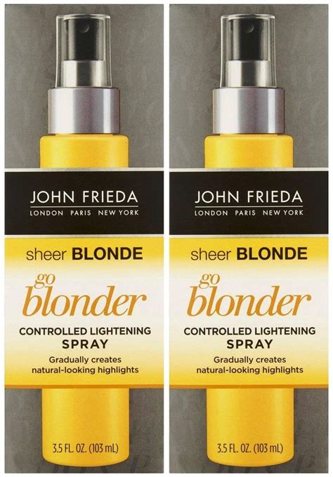 Get the best deal for john frieda hairsprays from the largest online selection at ebay.com. John Frieda Sheer Blonde Go Blonder Controlled Lightening ...