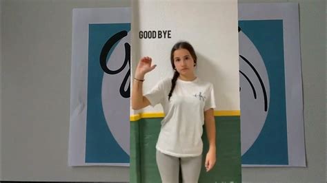 Sign Language Goodbye Youtube