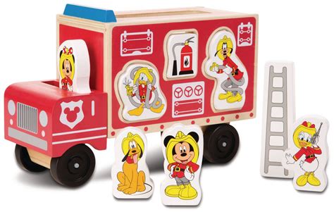 Melissa And Doug Mickey Mouse And Friends Wooden Fire Truck Walmart Canada