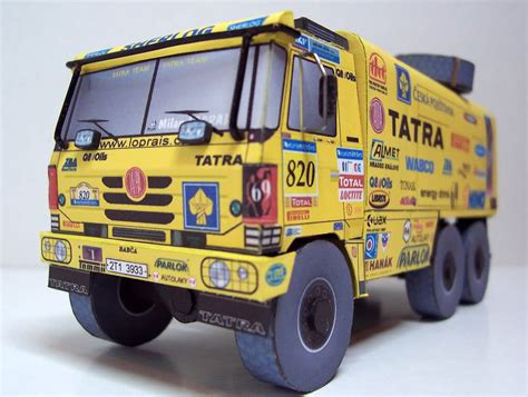 Tatra Truck Babca Dakar Paper Craft Model Paperox Free Papercraft My