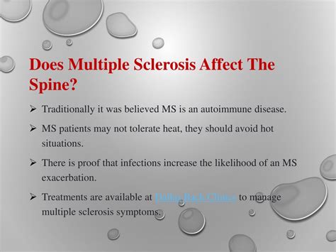 Ppt Multiple Sclerosis How It Affects Your Body And Your Life