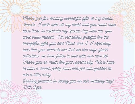How To Write A Meaningful Bridal Shower Thank You Card Brideboutiquela