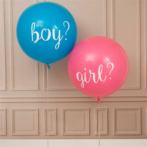 D I Y Gender Reveal Balloon Confetti Gender Reveal Confetti Balloon