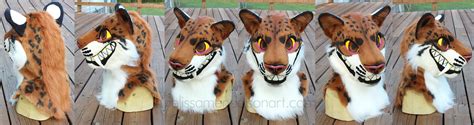 Toony Saber Tooth Tiger Fursuit Partial Etsy Uk