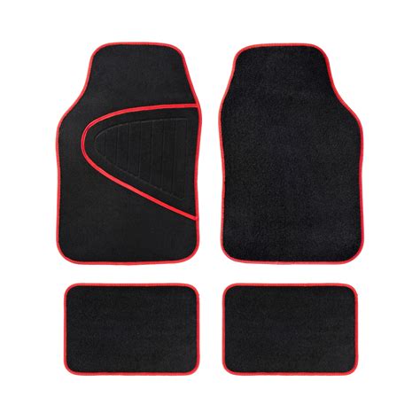 China Auto Carpet Floor Mats With Colorful Outline Design Floor Liners