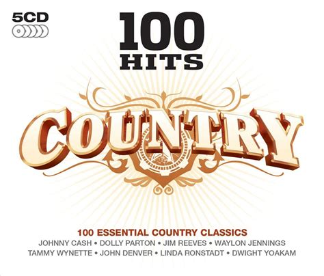 100 hits country various cd album muziek