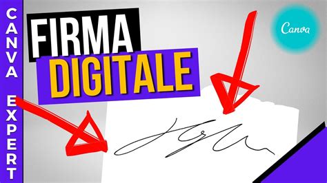 Come Creare La Tua Firma Digitale Con Canva Tutorial Canva Italiano