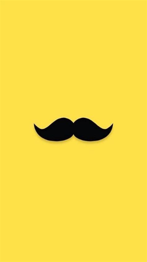 Hipster Mustache Wallpaper Hipster Wallpaper Yellow Wallpaper