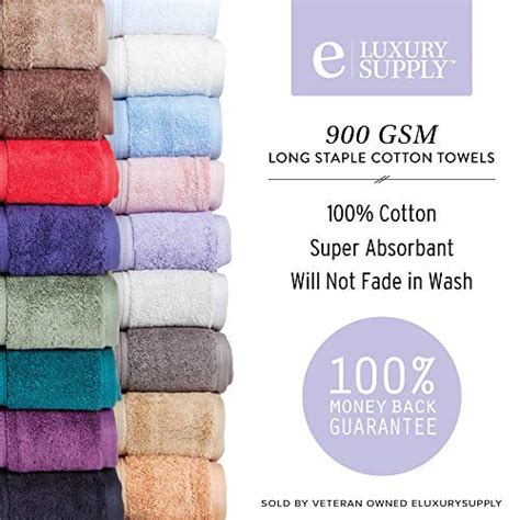 900 Gsm 100 Egyptian Cotton 6 Piece Towel Set Premium Hotel Quality