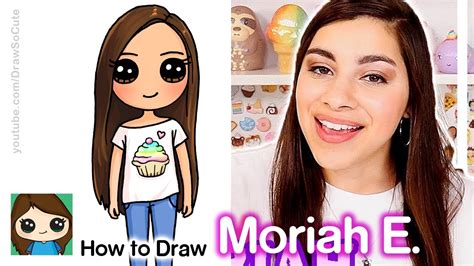 How To Draw Moriah Elizabeth Famous Youtuber