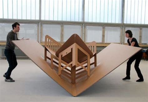 Make Use Of Cardboard Furniture For The Love Of Flexible Interiors Ecofriend