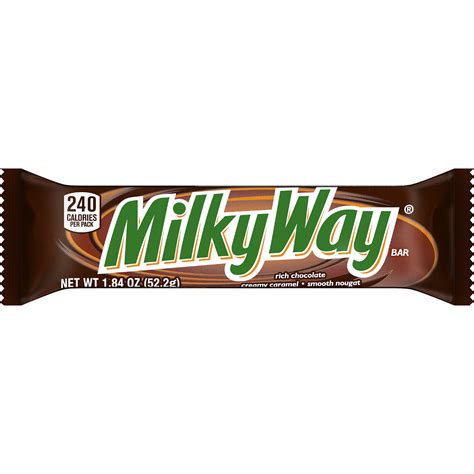 Milky Way Milk Chocolate Singles Size Candy Bars 184 Oz