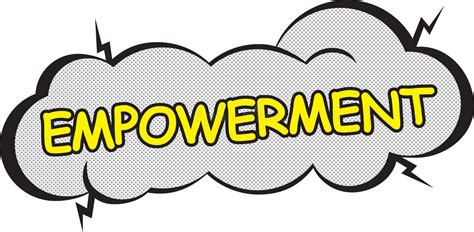 Corporate Power Word Empowerment Stock Vector Illustration Of